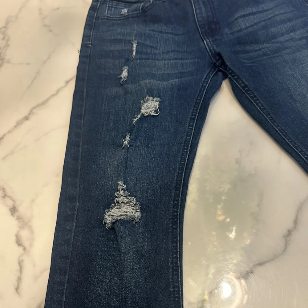 Ring of Fire Dark Blue Skinny Jeans